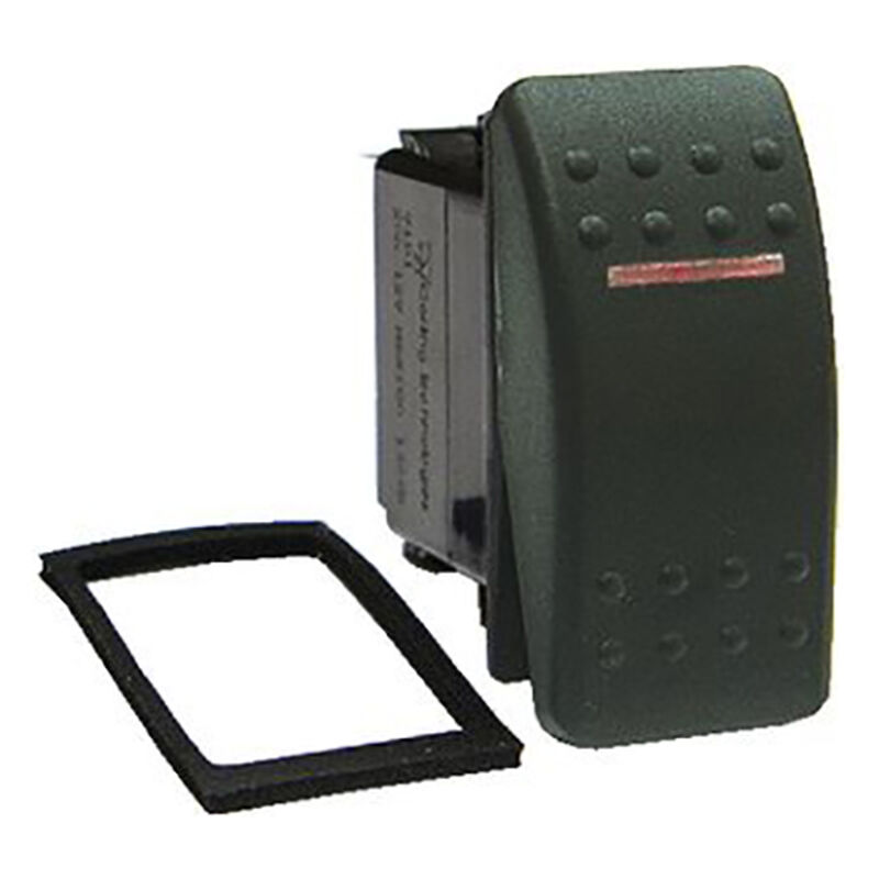 Sierra International Non-Illuminated DPDT Contura II Rocker Switch, Part #RK195 image number 1