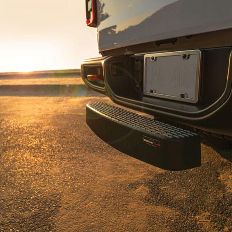 WeatherTech BumpStepXL Hitch-Mounted Step and Bumper Protection image number 1