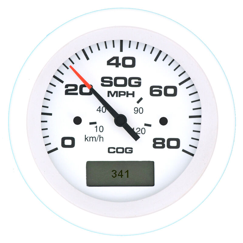 Sierra Arctic 3" GPS Speedometer With LCD Heading Display, 80 MPH image number 1