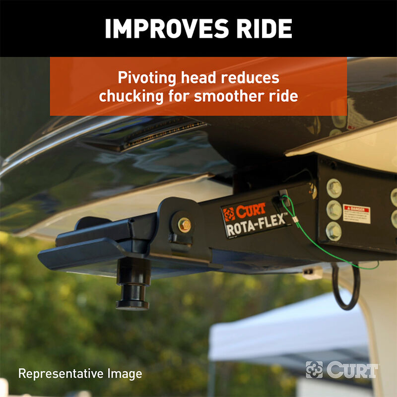 CURT L05 Rota-Flex Pin Box, 18,000 lbs. image number 5