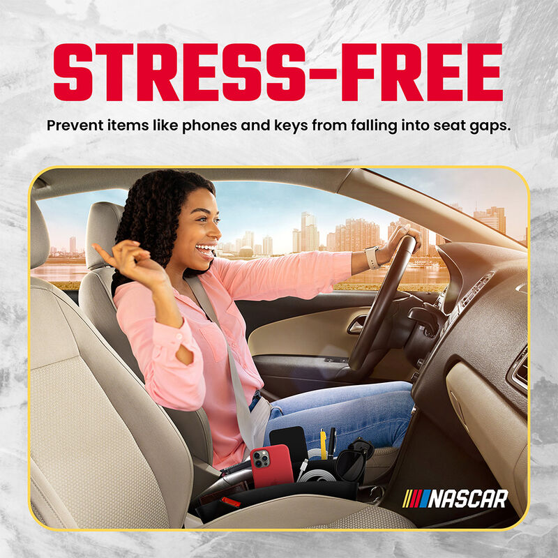 NASCAR Car Seat Gap Filler Organizer, 2-Pack image number 4