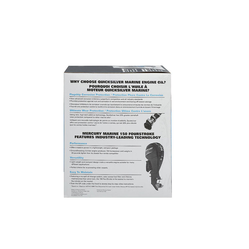 Quicksilver Oil Change Kit, 10W-30, Mercury/Mariner 150 HP Engines image number 4