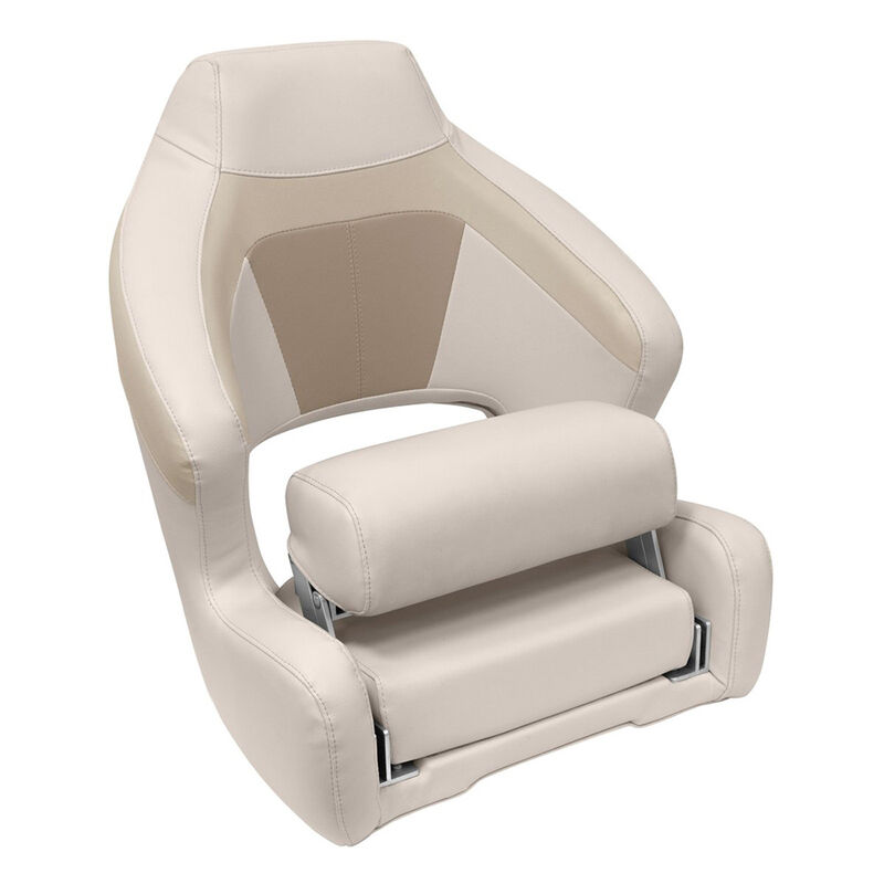 Wise Premier Pontoon XL Bucket Seat with Flip-Up Bolster image number 2