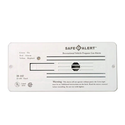 Safe T Alert 30 Series Propane Alarm, Flush Mount, White