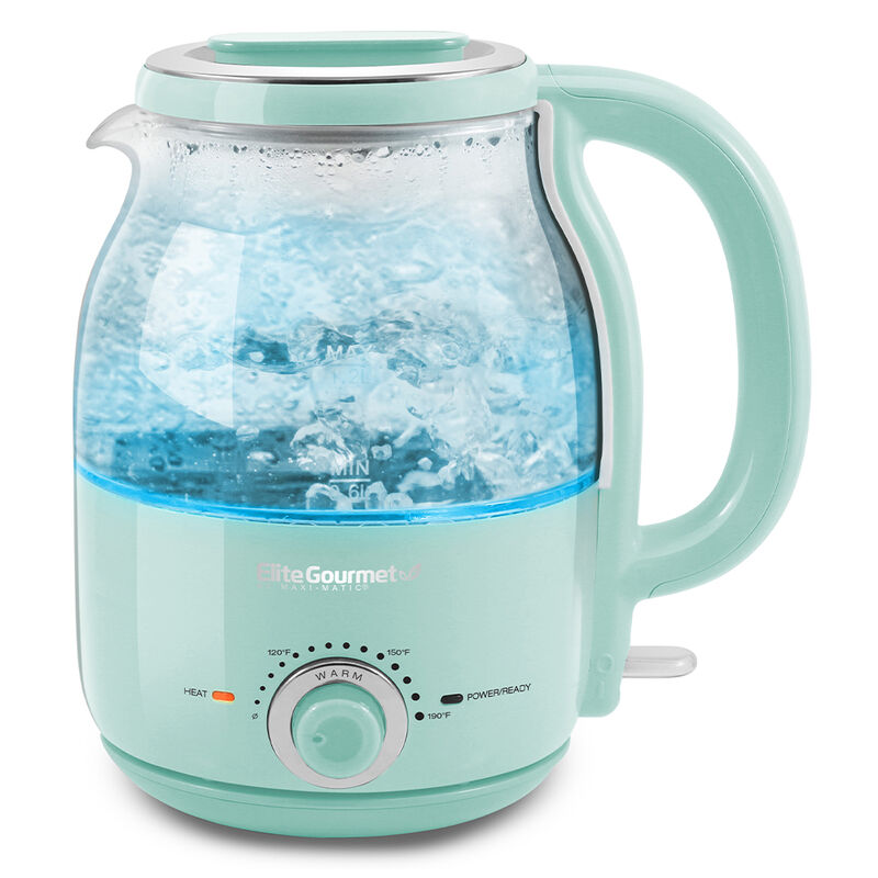 Electric Glass Hot Water Kettle-Mint  image number 1