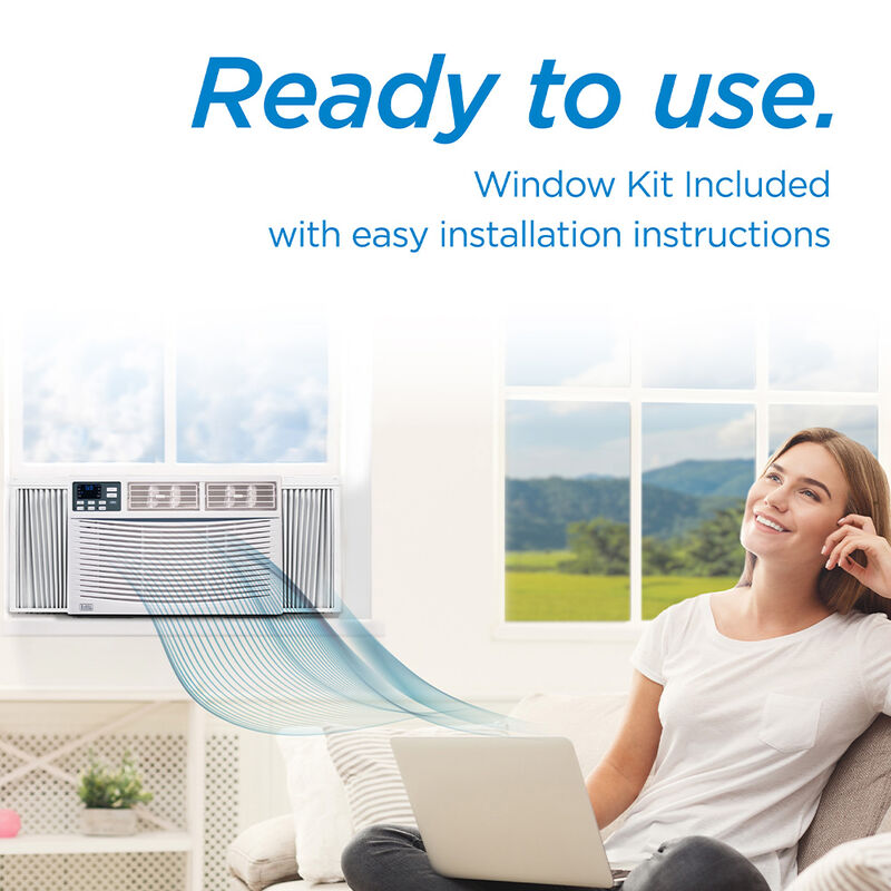 Black + Decker BWAC08WTB Window Air Conditioner, 8000 BTUs image number 5