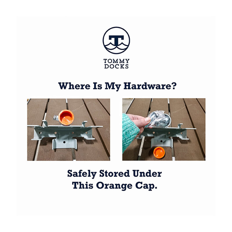 Tommy Docks "D" Inside Corner Bracket (3 Way) - Normal Duty image number 5