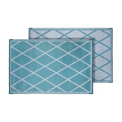 Faulkner Reversible RV Patio Mat, Diamond Design