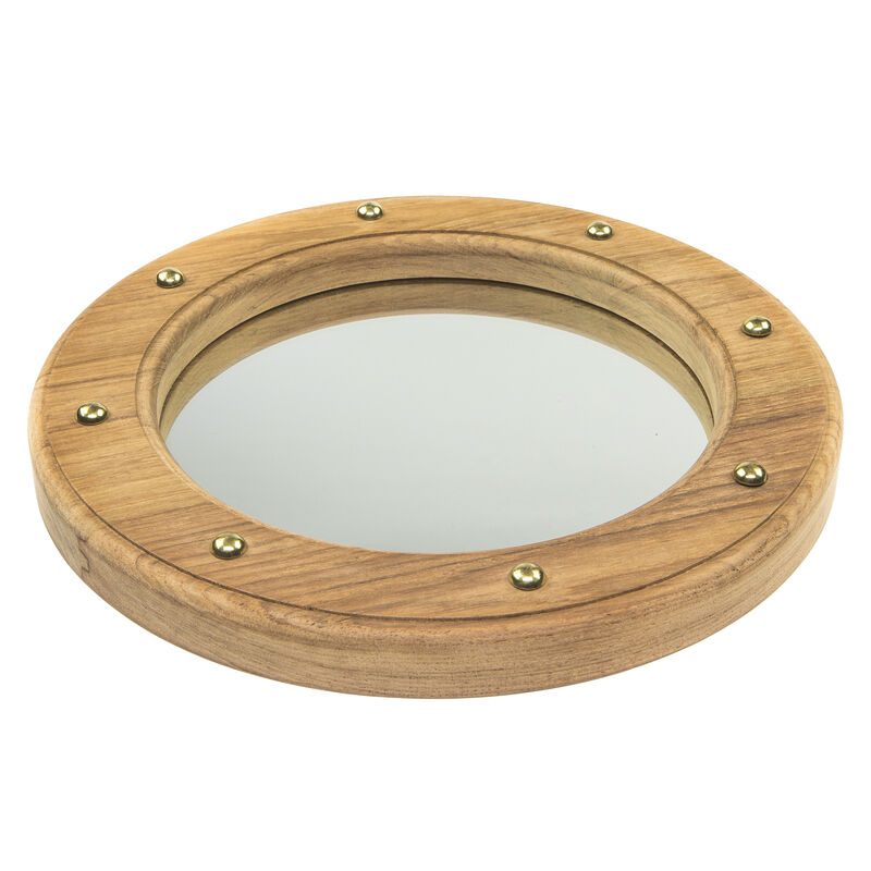 Whitecap Teak Porthole Mirror Frame image number 2
