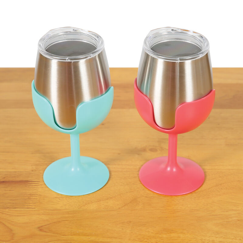 Camco Stainless Steel Wine Tumbler with Removable Stem image number 14