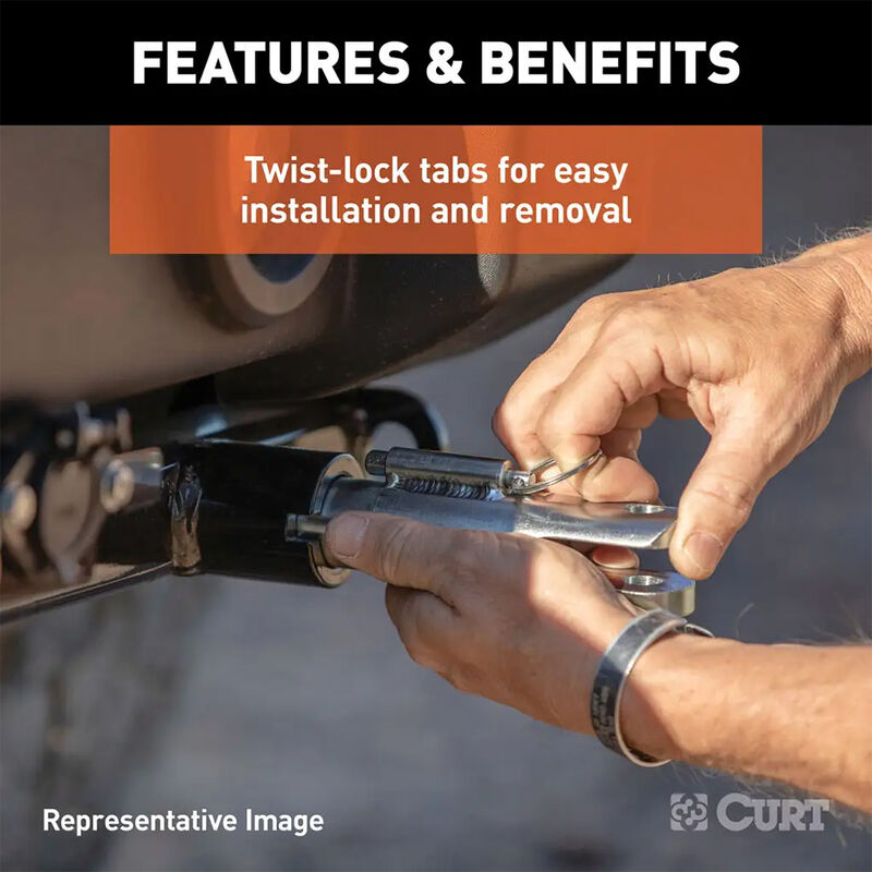 CURT 70130 Custom Tow Bar Base Plate, Select Ford F-150 image number 6
