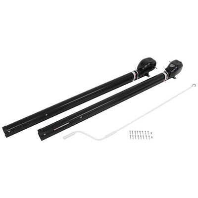 Solera Hybrid Universal RV Awning Arms and Hardware Kit, 69", Black