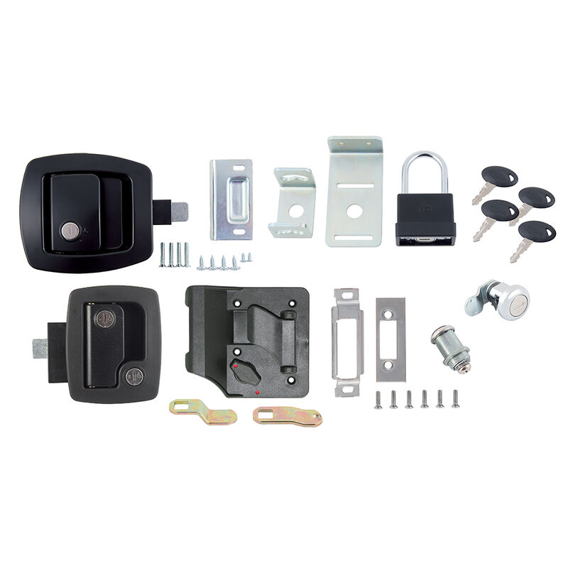 Bauer Deluxe Keyed-Alike RV Door Lock Kit image number 1