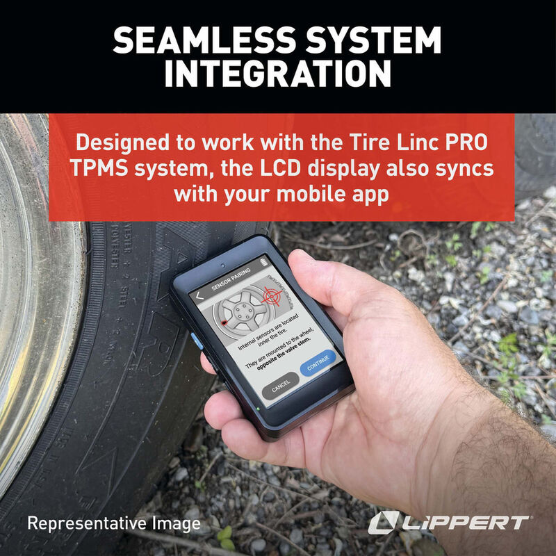 Lippert Tire Linc PRO RV TPMS Tire Pressure Monitoring System LCD Monitor image number 6