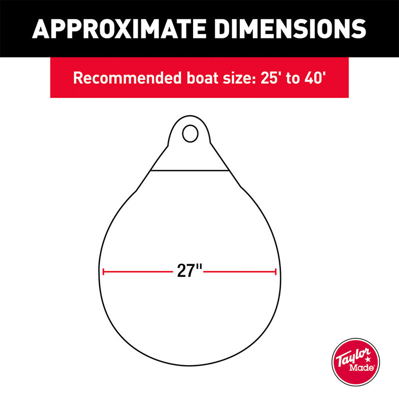 Tuff End Buoy, Orange (27") image number 2