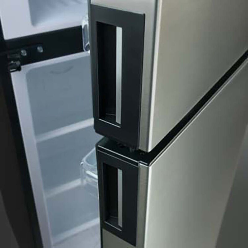 Dometic DMC4101 10 Cubic Foot Dual Compartment 2 Door Refrigerator With Freezer, Black image number 4