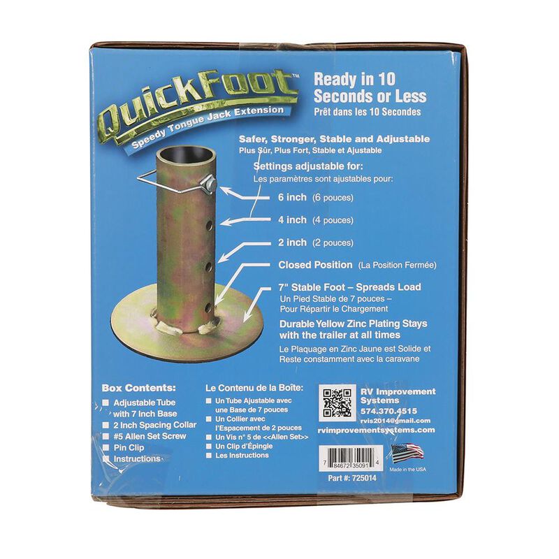 Quick Foot Tongue Jack Extension image number 3