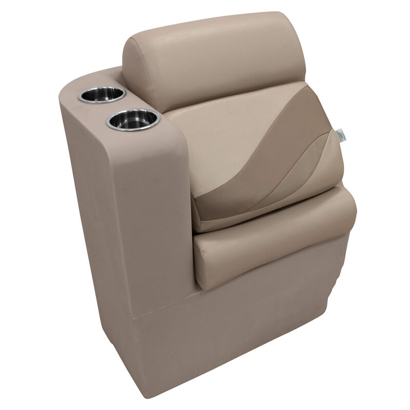 Wise Premier Pontoon Boat Seat Lean-Back Lounge, Left Side image number 1