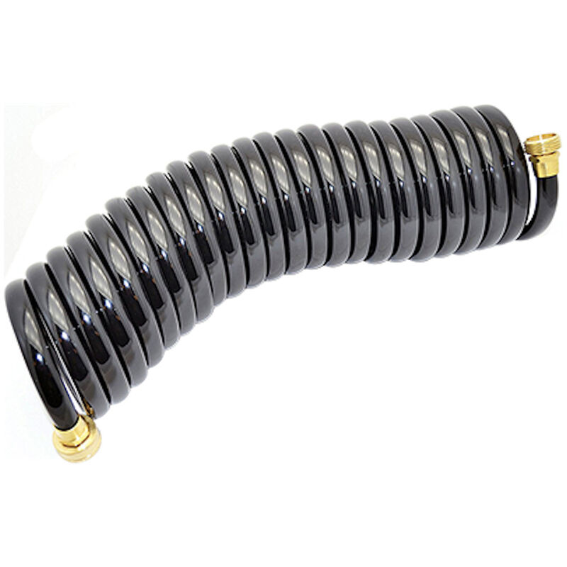 Johnson Pump Boat Washdown Hose, Coiled; 25 Foot Hose Length; Black image number 1