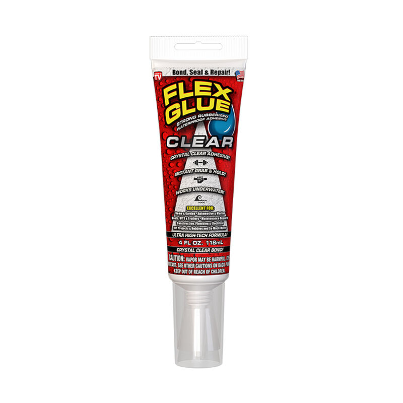 Flex Seal Flex Glue, 4 oz Squeeze Tube, Clear image number 1