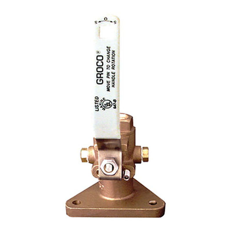 Triangle Base Seacock, 2" Connection image number 1