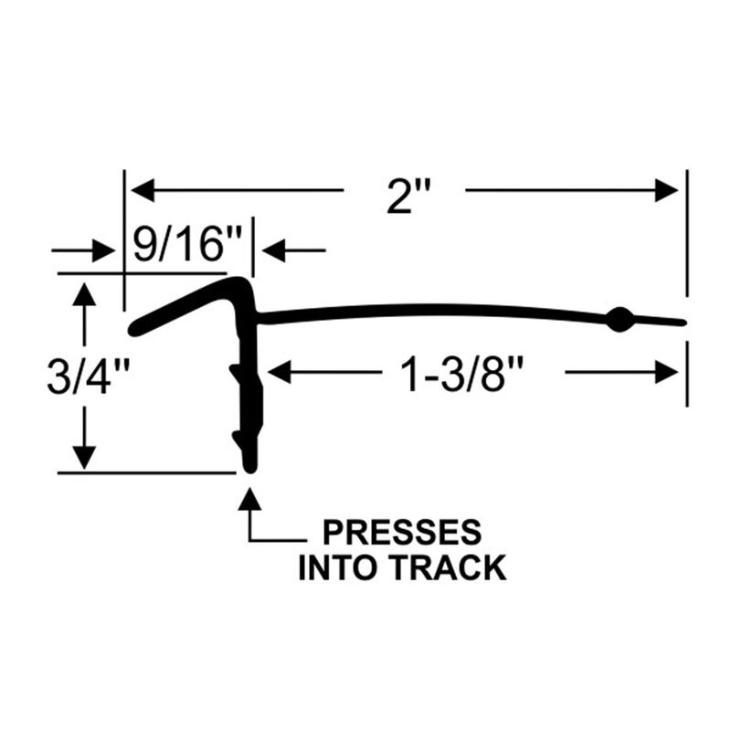 Steele Rubber Products Press-In Slide-Out Seal, 30' long image number 2