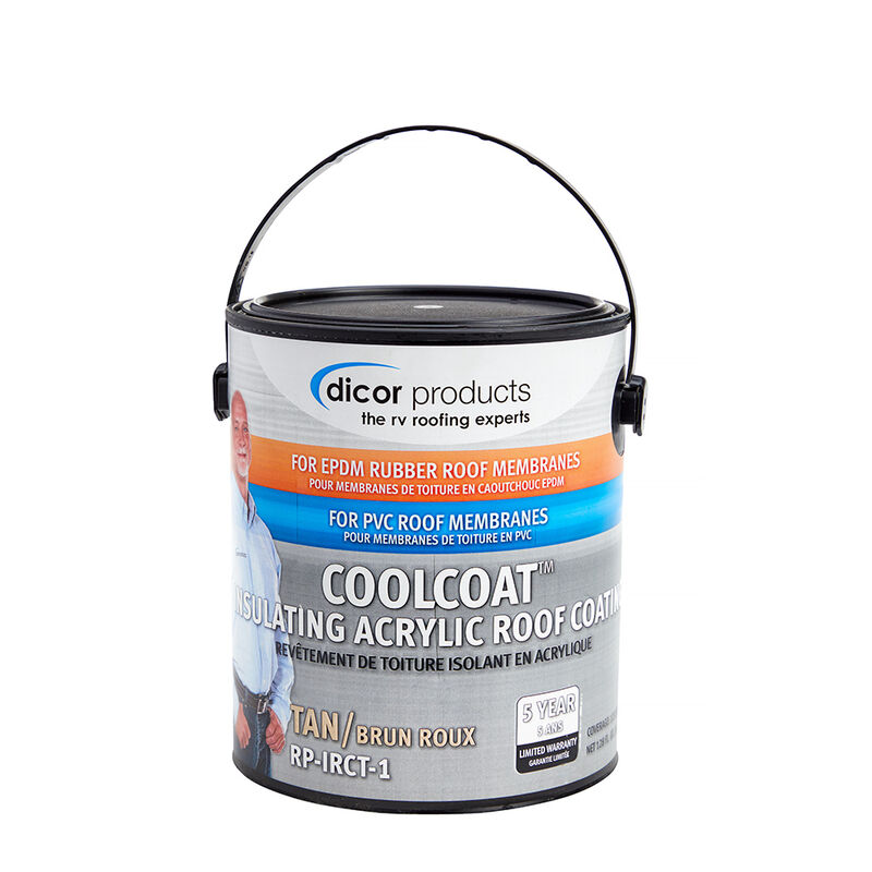 Dicor CoolCoat EPDM/PVC Insulating Roof Coating, 1 Gallon image number 1