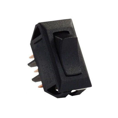 JR Products 12665 Standard 12V On/Off/On Switch, Black