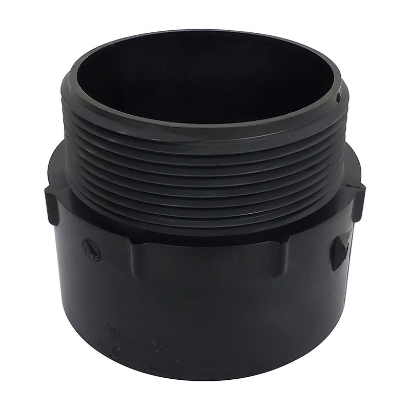 ICON Technologies RV Holding Tank Fitting, 3" Hub with DMV Male Adapter image number 2