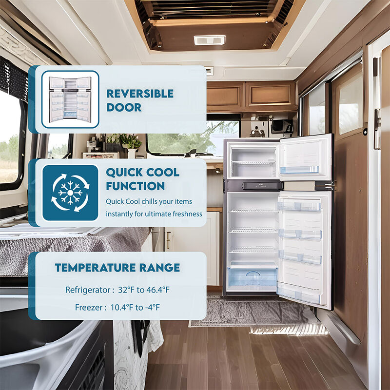 Equator Advanced Appliances ConServ 10 cu. ft. 12V DC Power Refrigerator, Stainless Steel image number 11