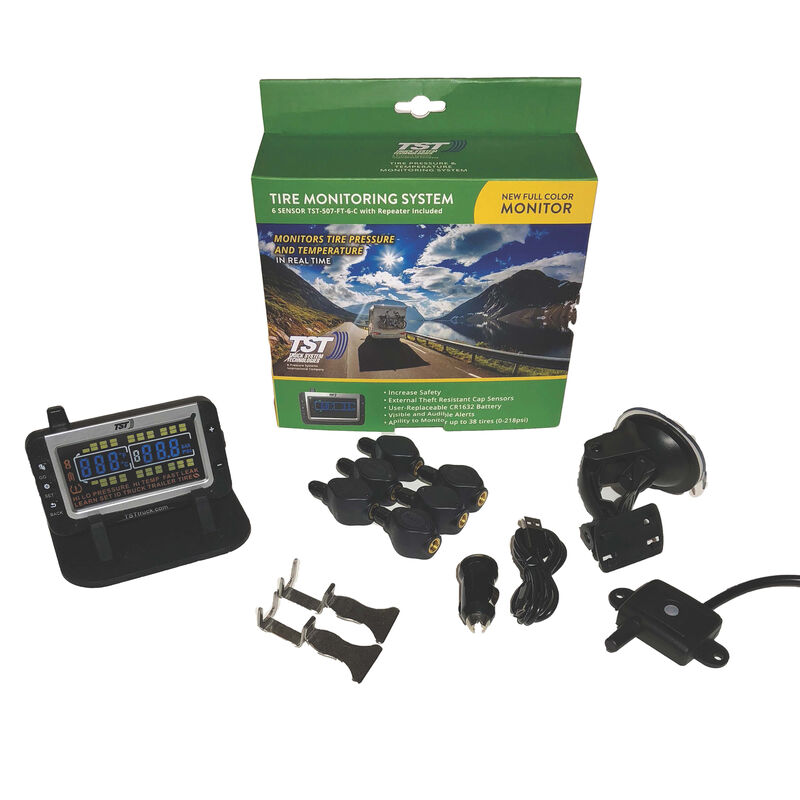 TST 507 Series 6 Flow Thru Sensor TPMS System with Color Display image number 1