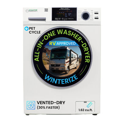 Equator Combo Washer Dryer, Vented-Dry, White