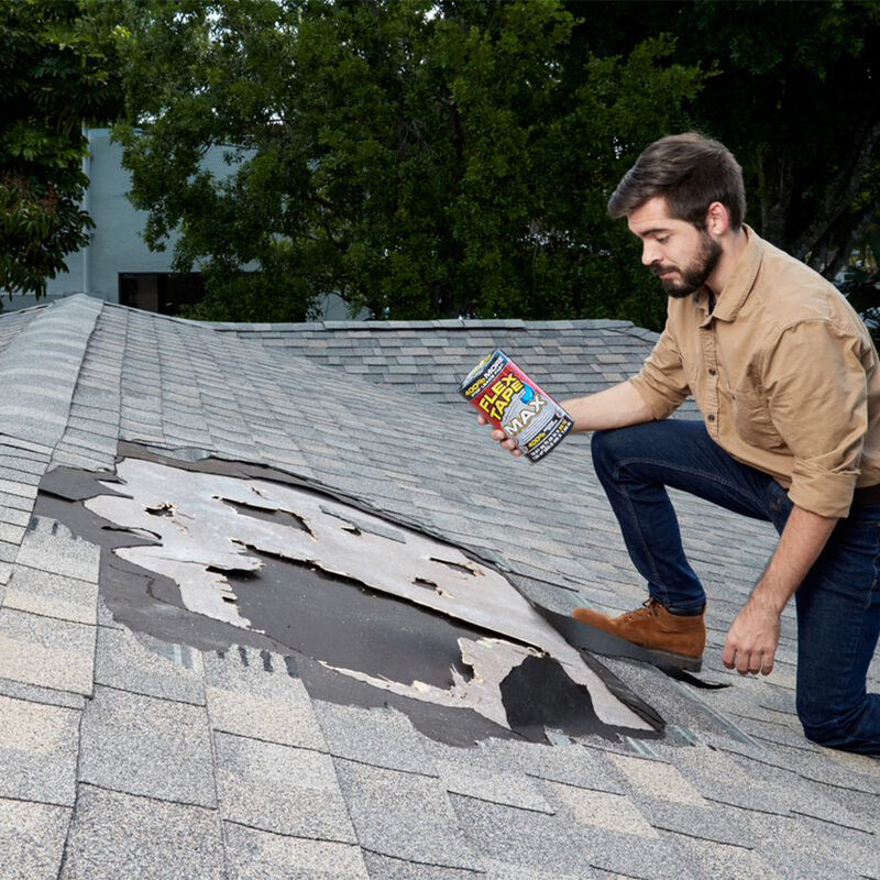 Flex Tape MAX Rubberized Waterproof Tape, 8" x 25' Roll, Black image number 2