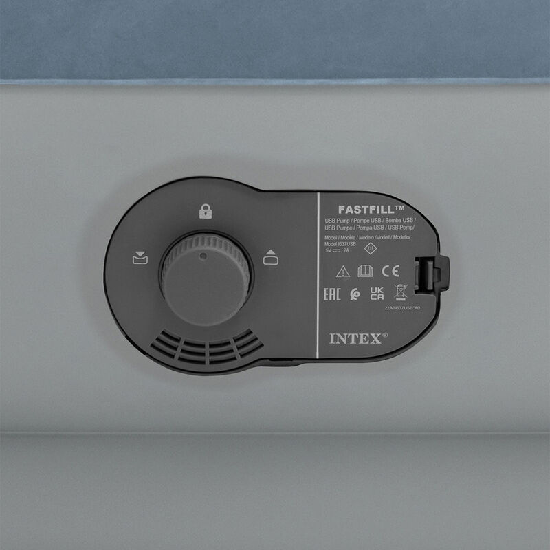 Intex Dura-Beam Plus Comfort 14" Air Mattress with Built-In Air Pump image number 9