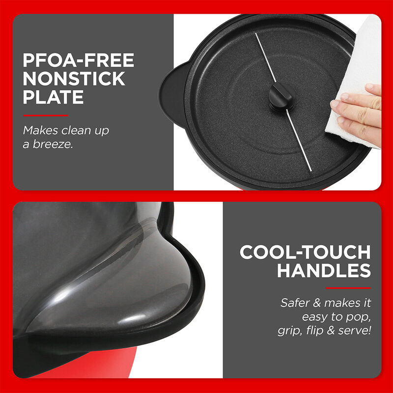 Elite Gourmet Popcorn Popper, Red image number 5