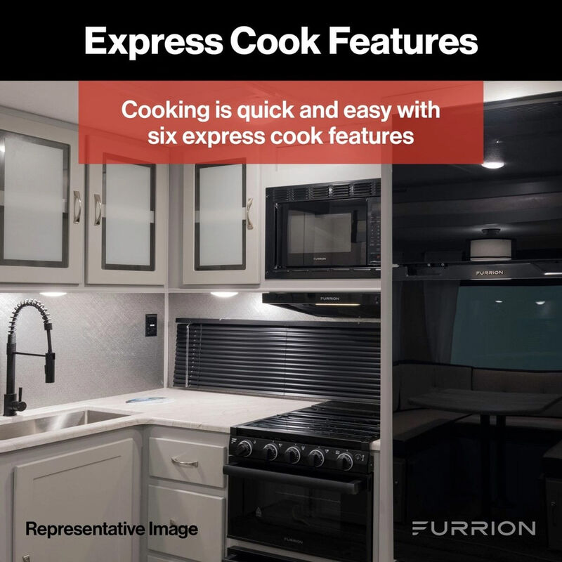 Furrion 0.9 cu.ft. RV Microwave Oven, Black image number 6