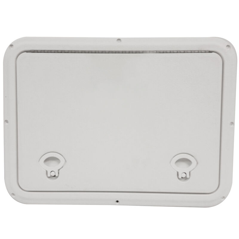 DPI Marine DPF Polar Brite White Flush Series Hatch Door, 12-7/8" x 17-1/2" O.D. frame image number 1