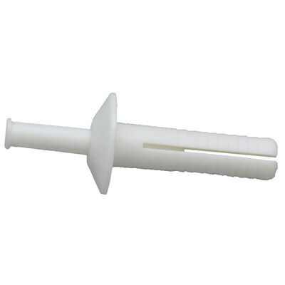 AP Products 1" Plastic Rivet, White, 25-Pack