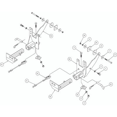 Roadmaster Crossbar Style Baseplate Kit&mdash;(2006-07) Lexus GX470 (2006-24) Toyota 4 Runner