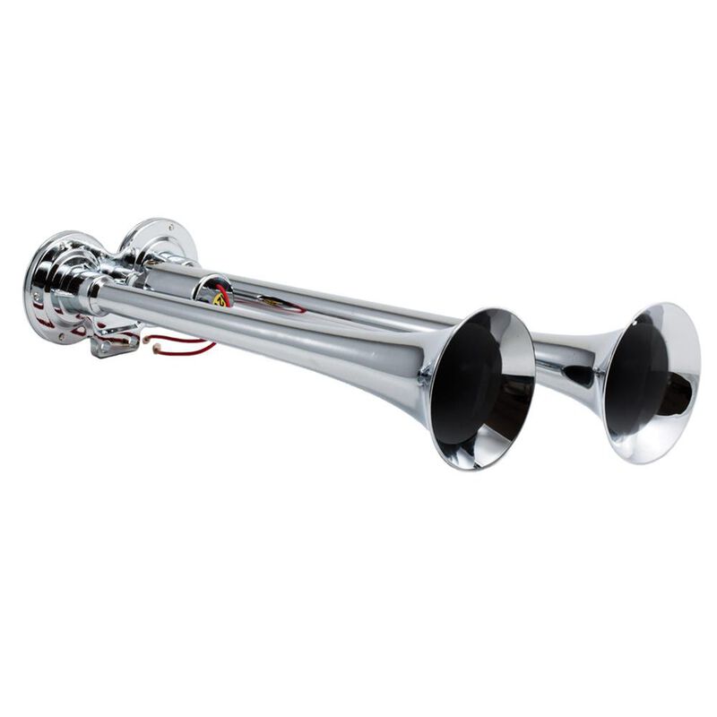 Dual Truck Air Horn, Chrome image number 1