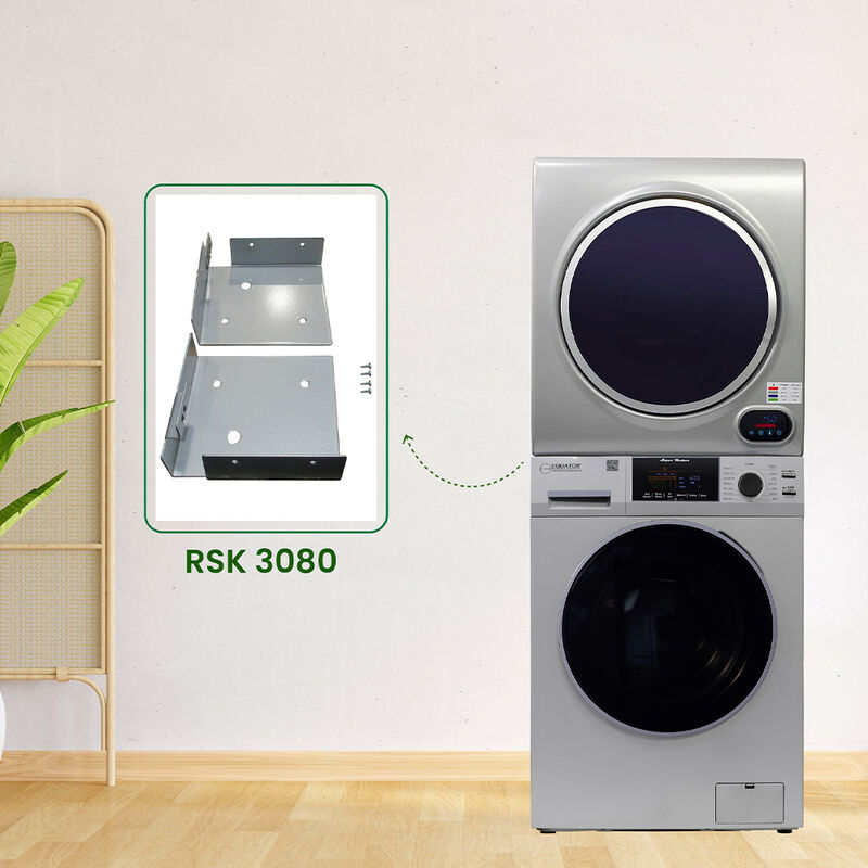 Equator Premium Stackable 15-lb. Washer + 3.5 cu.ft. Vented Digi Dryer, 110V, Silver image number 16