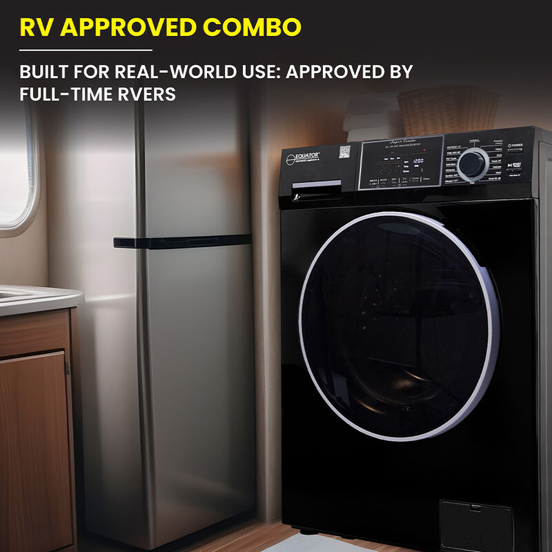 Equator Combo Washer Dryer, Vented-Dry, Black image number 12