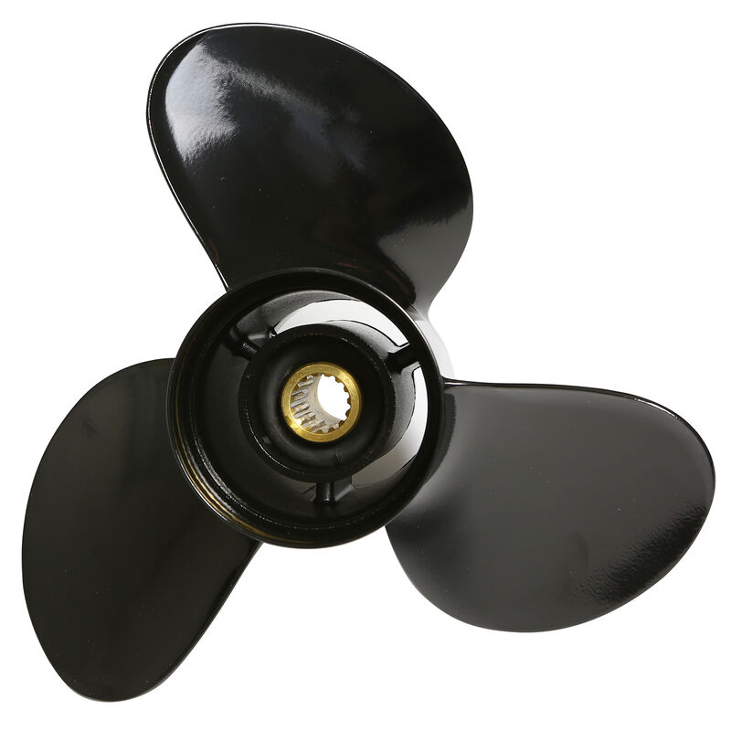 Michigan Wheel 3-Blade Prop, Pressed Rubber Hub / Aluminum, 14 dia x 17, RH image number 1
