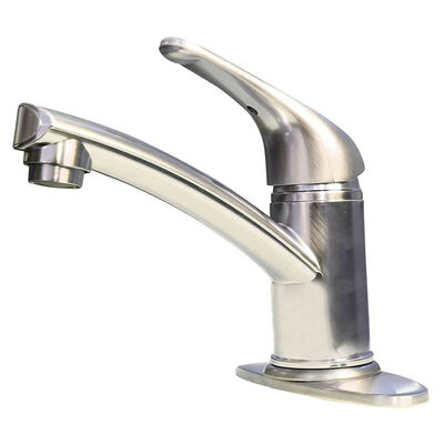 Empire Faucet Bathroom Sink Faucet, Single Lever, Brushed Nickel
