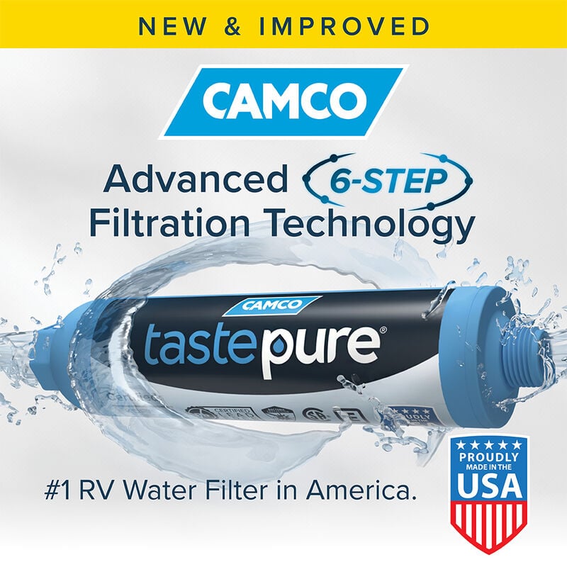Camco TastePURE KDF/Carbon RV Water Filter, 2-Pack image number 2