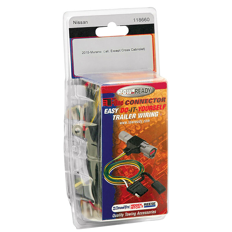Tekonsha T-One 4-Way Trailer Wiring Harness I Nissan Murano image number 2