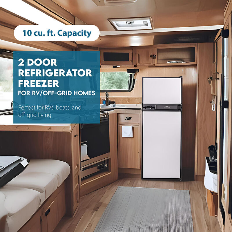 Equator Advanced Appliances ConServ 10 cu. ft. 12V DC Power Refrigerator, Stainless Steel image number 12