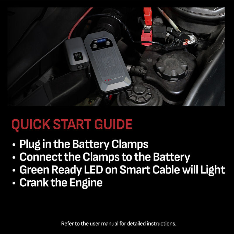 Schumacher SL1672 4-in-1 Lithium Jump Starter and 1000A Portable Power Pack image number 8