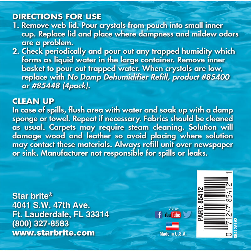 Star Brite No Damp Dehumidifier Bucket, 12 oz. image number 2