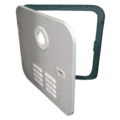 Girard RV Water Heater Door Installation Kit, 6-Gallon (Atwood, Dometic), Gray